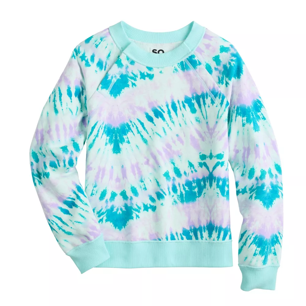 Girls 7-20 SO® Adaptive Tie Dye Top 3 Girls 7-20 SO® Adaptive Tie Dye Top