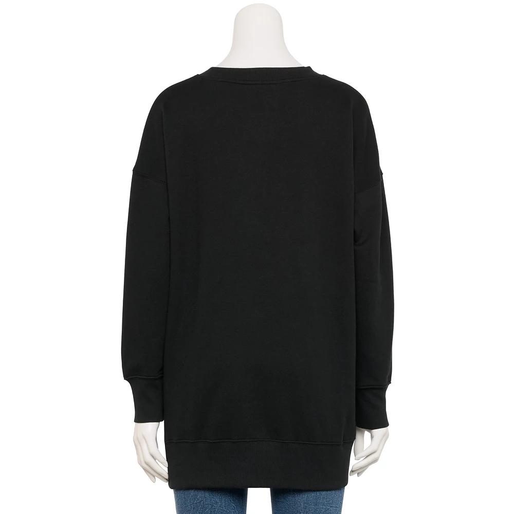 Juniors' SO® Adaptive Easy Dressing Henley Sweatshirt Sensory Friendly 4 Juniors' SO® Adaptive Easy Dressing Henley Sweatshirt Sensory Friendly - Image 2