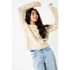 Girls 6-20 SO® Knit Crewneck Sweater In Regular & Plus Size -SO Juniors Fashion Clothing 5653221 ALT9
