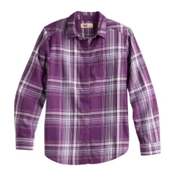 Girls 6-16 SO® Adaptive Easy Dressing Must-Have Plaid Boyfriend Button-Up Shirt