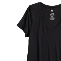 Juniors' SO® Adaptive Short Sleeve Pocket Tee -SO Juniors Fashion Clothing 5667153 ALT5