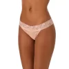 Juniors' SO® Lace Thong Panty ZG01U450R -SO Juniors Fashion Clothing 5670875 Tropical Peach