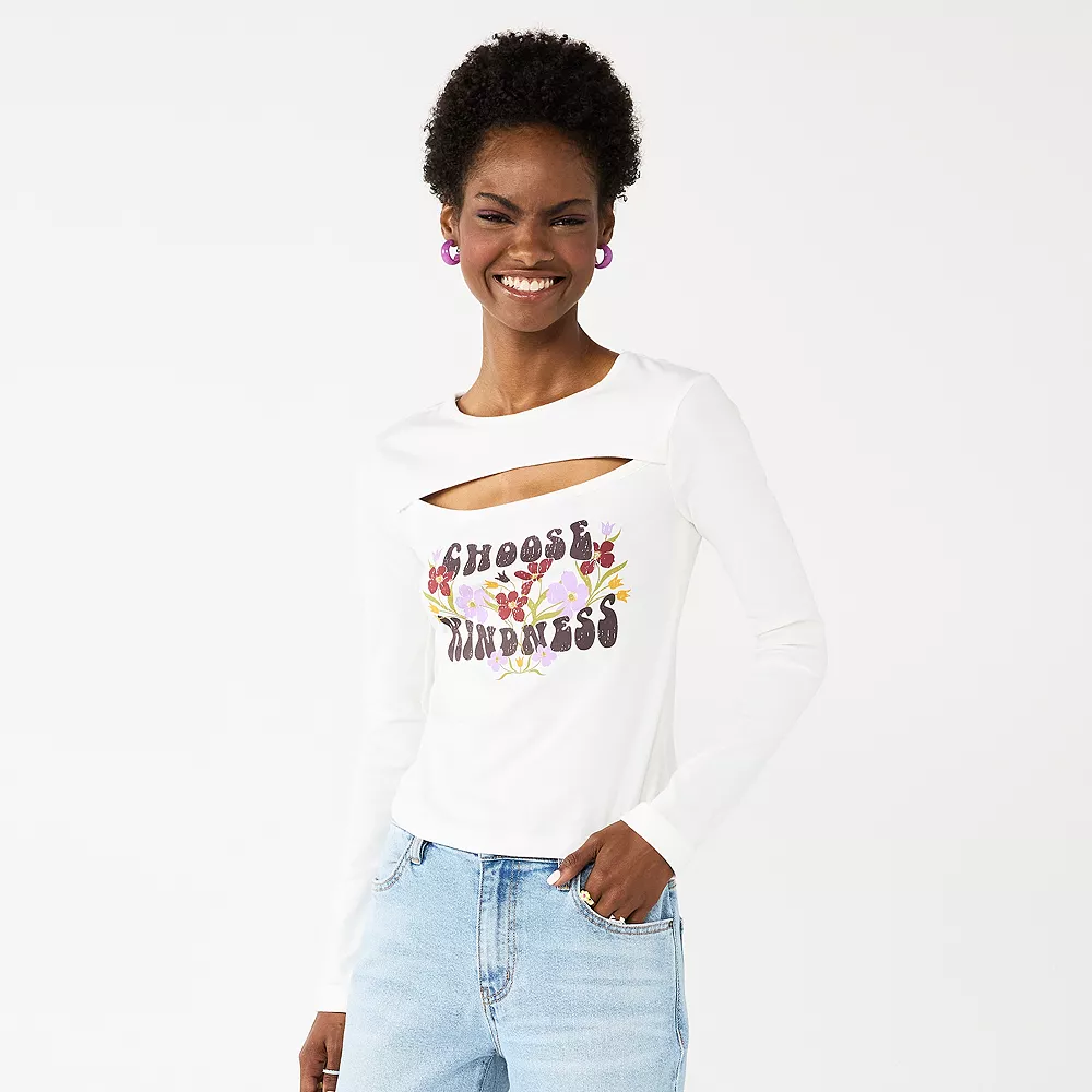 Juniors' SO® Graphic Tee 3 Juniors' SO® Graphic Tee