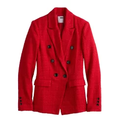 Juniors' SO® Tweed Double Breasted Blazer 7 Juniors' SO® Tweed Double Breasted Blazer -SO Juniors Fashion Clothing 5693994 ALT5