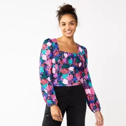 Juniors' SO® Cropped Bustier Top