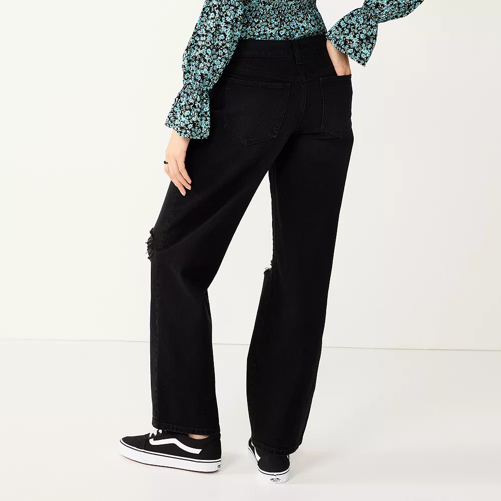 Juniors' SO® Low-Rise Baggy Dad Jean 4 Juniors' SO® Low-Rise Baggy Dad Jean - Image 2