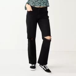 Juniors' SO® Low-Rise Baggy Dad Jean