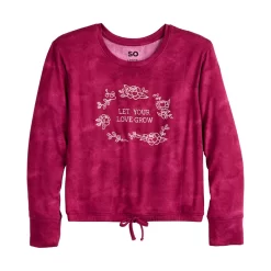 Girls 6-20 SO® Cozy Cinch Hem Tee In Regular & Plus Size