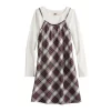 Girls 6-20 SO® Tank Dress & Shirt Set In Regular & Plus Size -SO Juniors Fashion Clothing 5716937 Holiday Plaid