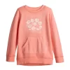 Girls 6-20 SO® Adaptive Fleece Pullover Sweatshirt In Regular & Plus Size -SO Juniors Fashion Clothing 5819743 Coral Grow