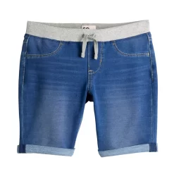 Girls 6-20 SO® Ribbed Waist Jegging Bermurda Shorts In Regular & Plus Size