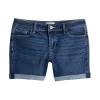 Girls 6-20 SO® Denim Midi Shorts In Regular & Plus Size -SO Juniors Fashion Clothing 5842142 Dark Wash