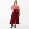 Juniors' Plus Size SO® Mixed-Print Puff-Sleeve Midi Dress 1 Juniors' Plus Size SO® Mixed-Print Puff-Sleeve Midi Dress -SO Juniors Fashion Clothing 5849089