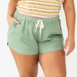 Juniors' Plus Size SO® Soft Dolphin Hem Shorts