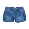 Girls 6-20 SO® Pull-On Shortie Shorts In Regular & Plus Size -SO Juniors Fashion Clothing 5881505 Medium Wash