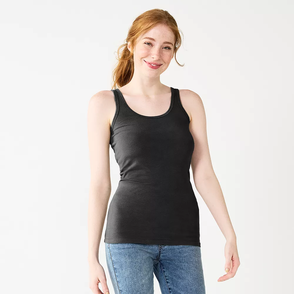 Juniors' SO® Double Scoop Tank 3 Juniors' SO® Double Scoop Tank