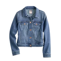 Juniors' SO® Essential Denim Jacket -SO Juniors Fashion Clothing 5905723 ALT5