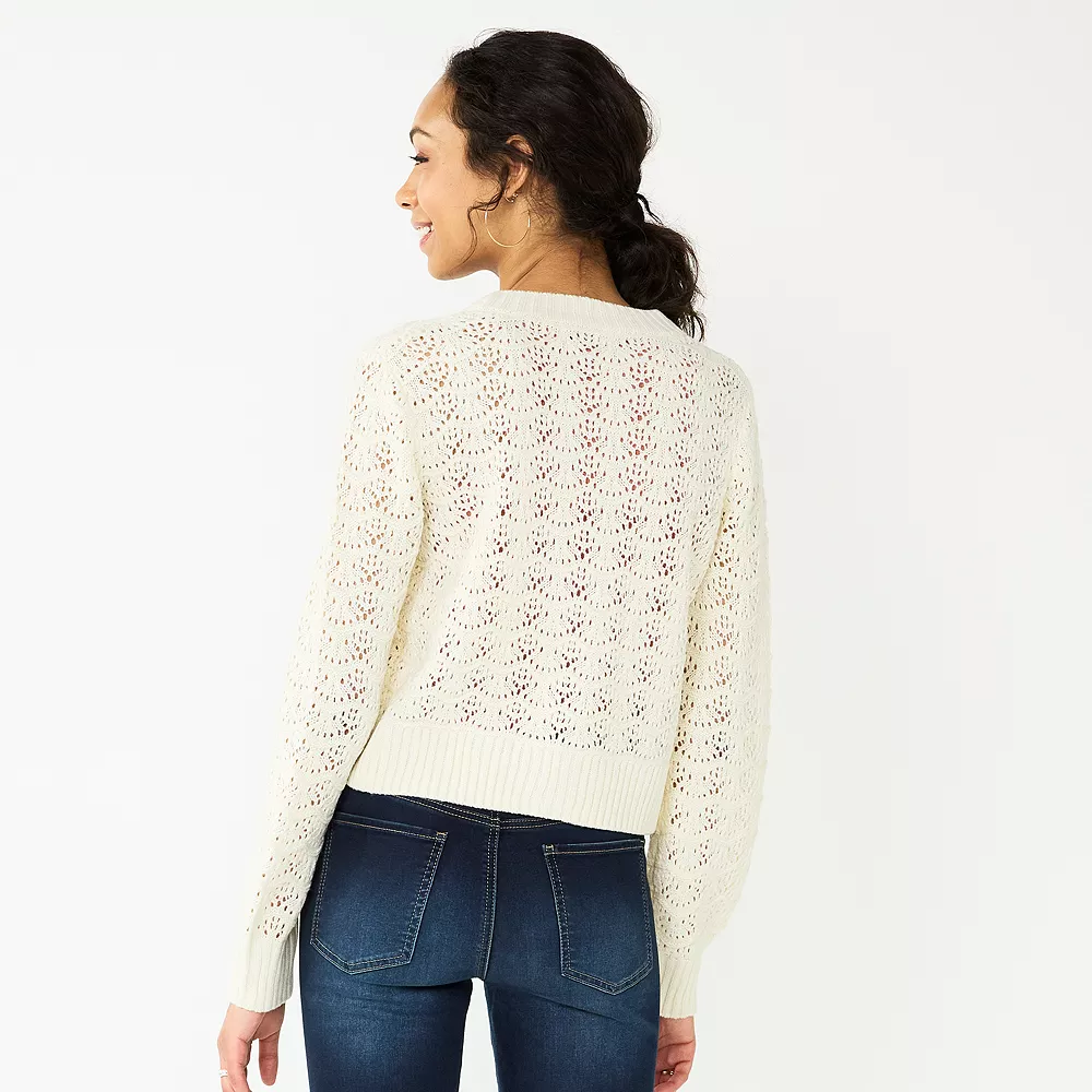 Juniors' SO® Button Front Cardigan 4 Juniors' SO® Button Front Cardigan - Image 2