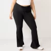 Juniors' Plus Size SO® Pull-On High Rise Flare Pants -SO Juniors Fashion Clothing 5939597 Black Luxe