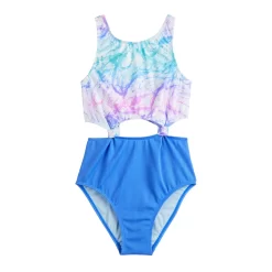 Girls 4-16 SO® Side Knot One-Piece Swimsuit
