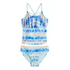 Girls 4-16 SO® Flounce Tankini Top & Bottoms Swimsuit Set