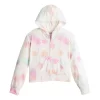 Girls 6-20 SO® Towel Terry Zip Hoodie In Regular & Plus Size -SO Juniors Fashion Clothing 5944551 Palm Print