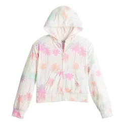 Girls 6-20 SO® Towel Terry Zip Hoodie In Regular & Plus Size