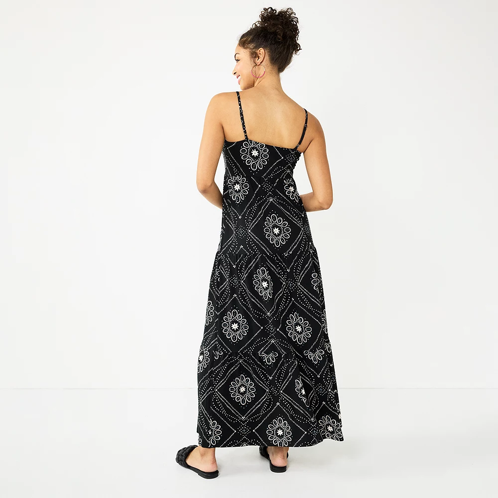 Juniors' SO® Tiered Knit Maxi Dress 4 Juniors' SO® Tiered Knit Maxi Dress - Image 2