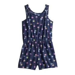 Girls 6-20 SO® Knot Strap Romper In Regular & Plus Size