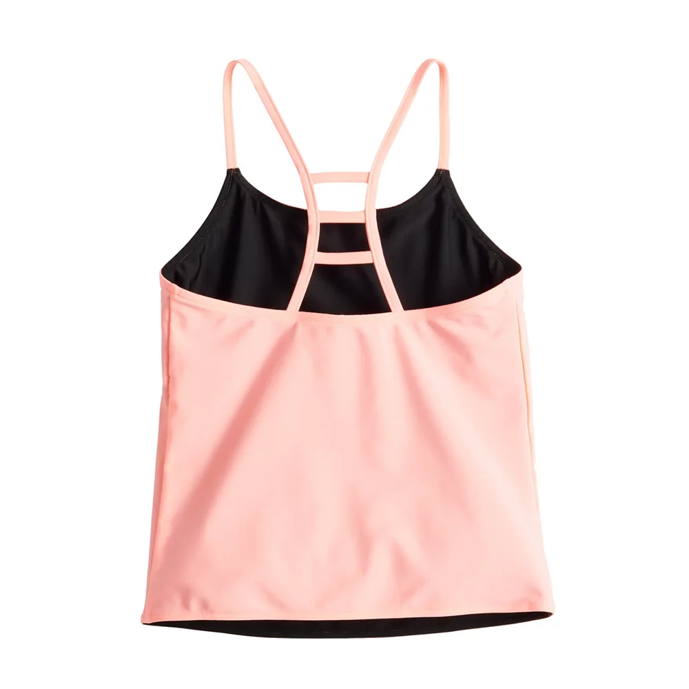 Girls 4-16 SO® Reversible Tankini Top 4 Girls 4-16 SO® Reversible Tankini Top - Image 2