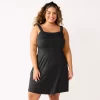 Juniors' Plus Size SO® Bungee-Strap Skater Dress 2 Juniors' Plus Size SO® Bungee-Strap Skater Dress -SO Juniors Fashion Clothing 5949202 Black Luxe