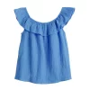 Girls 6-20 SO® Off-the-Shoulder Ruffled Top In Regular & Plus Size 2 Girls 6-20 SO® Off-the-Shoulder Ruffled Top In Regular & Plus Size -SO Juniors Fashion Clothing 5962785 Blue