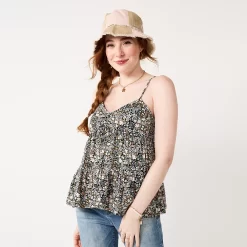 Juniors' SO® Tiered Babydoll Cami