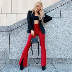 Juniors' SO® High-Rise Pull On Flare Pants 7 Juniors' SO® High-Rise Pull On Flare Pants -SO Juniors Fashion Clothing 6120605 ALT2