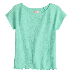 Girls 6-20 SO® Textured Tee In Regular & Plus