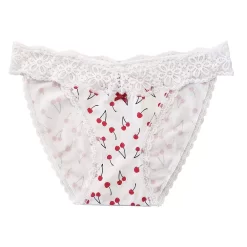 Juniors' SO® Lace String Bikini Panty SO75-001 -SO Juniors Fashion Clothing 6225118 ALT2