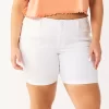 Juniors' Plus Size SO® Low Rise Bermuda Shorts -SO Juniors Fashion Clothing 6231487 White