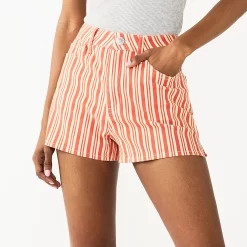 Juniors' SO® High-Rise Shortie Shorts